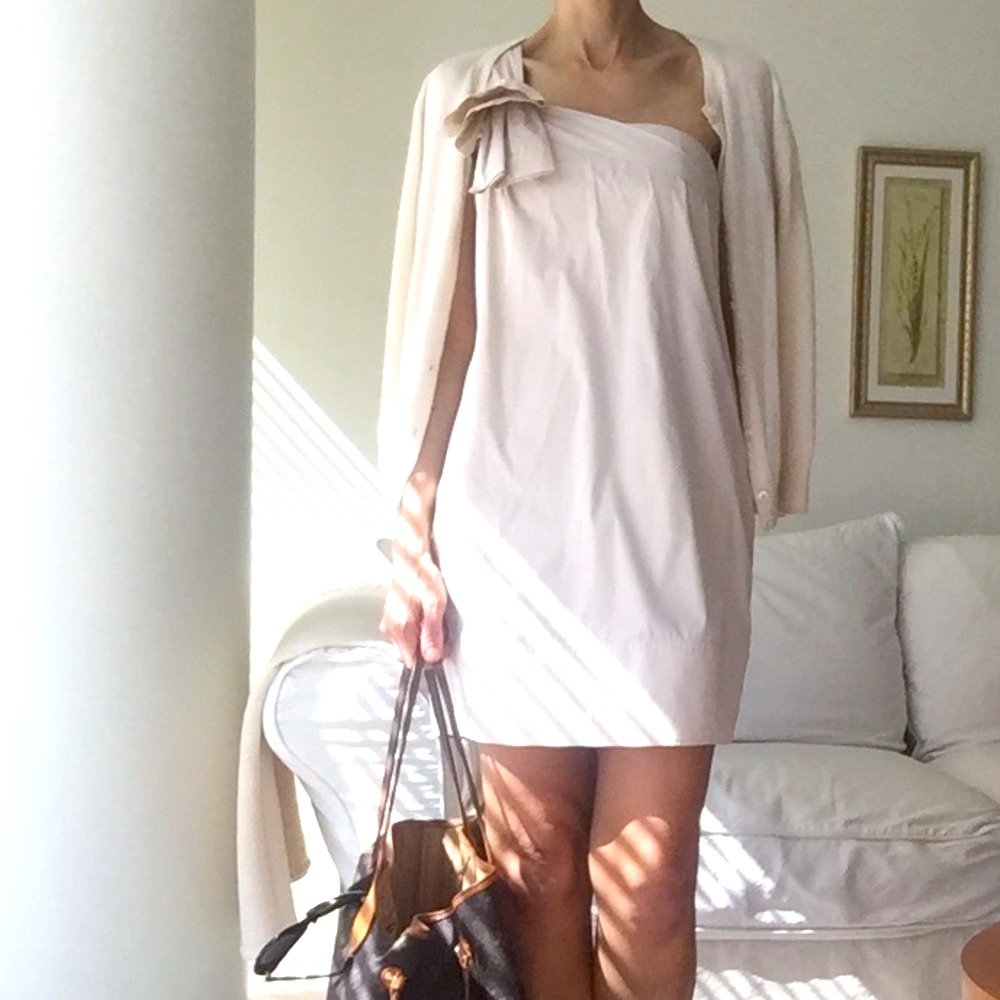 NWT Banana Republic one shoulder dress, size 0 - Picture 1 of 8